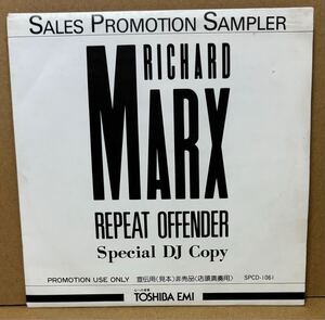 PROMO SPECIAL DJ COPY Richard Marx CD Repeat Offender SPCD-1061 非売品 見本盤 サンプル盤