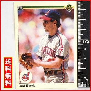 Upper Deck 90 #498【Bud Black(Indians)】1990年MLBメジャーリーグ野球カードBaseball CARDアッパーデック ベースボール【送料込】