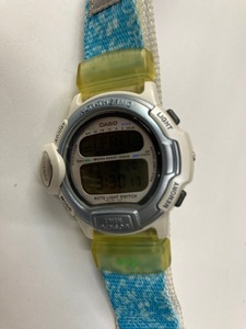 送料無料（長期保管品）CASIO カシオ　PRO TREK　PRL-20　デジタル腕時計　ナイロンバンド　匿名配送、送料出品者負担