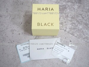 保管品◎2.9万◎マリアブラック◎14K UNITED ARROWS ホワイト ゴールド フープ ピアス MARIA BLACK 片耳 Glossy Huggie 9