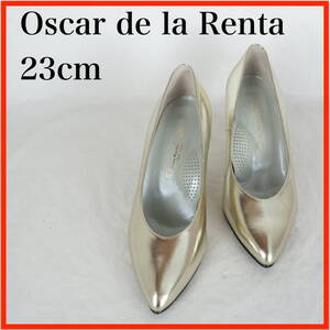 OK1409*Oscar de la Renta*オスカーデラレンタ*レディースパンプス*23cm*ゴールド