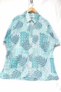 ＠美品 裏地使い Made in Hawaii ハワイアンシャツ h262 XL アメリカ古着 ビックサイズ ホノルル