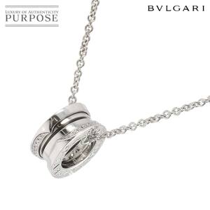 ブルガリ BVLGARI ビーゼロワン パヴェ ダイヤ ネックレス 45cm K18 WG ホワイトゴールド 750 B-ZERO1 Necklace 90255810