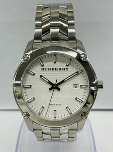 I242-CH2-881 ◎ BURBERRY バーバリー BU1852 14171 メンズ デイト クォーツ 腕時計