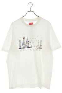 シュプリーム SUPREME 21AW Skyline S/S Top サイズ:L スカイラインロゴTシャツ 中古 OM10