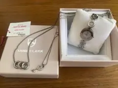 【緊急値下げ】アンクラーク　ネックレス 腕時計　3点セット　ANNECLARK