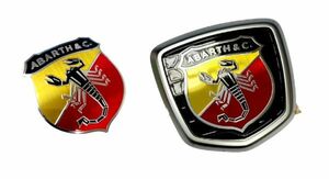 アバルト純正 限定 ABARTH 695 70th Anniversario エンブレムset アバルト 70周年 アニバーサリオ 500 595 695 フィアット 公式