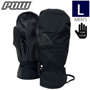 ○22-23 POW VERDICT MITTEN カラー:BLACK Lサイズ パウ グローブスキー スノーボード