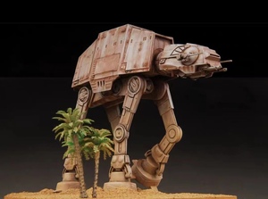 ジオラマ完成品 1/144スケール スターウォーズ AT-AT スカウトウォーカー