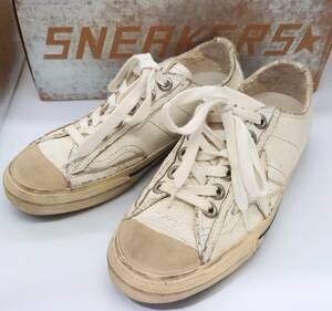 定価6万円位 トゥモローランド購入 GOLDEN GOOSE ゴールデングース VSTAR2 加工 スニーカー 35 22.5cm相当 TS