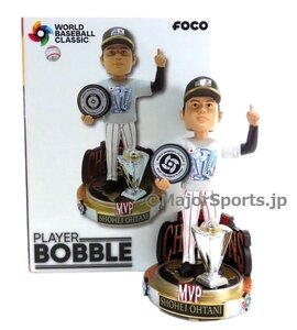 【MS】大谷翔平 2023年WBC 優勝+MVP受賞記念 ボブルヘッド人形 新品 世界123個限定版 完売品 バブルヘッド 首振り人形 ドジャース