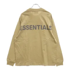 FOG Essentials (エフオージー エッセンシャルズ) L/S T-SHIRT バックリフレクティブプリント長袖Tシャツ ロンT ベージュ