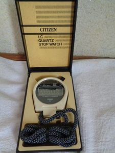 ストップウォッチ/CITIZEN-シチズン/LC QUARTS STOP WATCH/LCクオーツ ストップウォッチ/ケース入り良品/保管品-ボタン電池替え済/