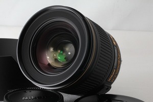 ◆新品同様◆ニコン NIKON AF-S NIKKOR 28mm F1.8G フード付 大口径広角単焦点レンズ◇43441