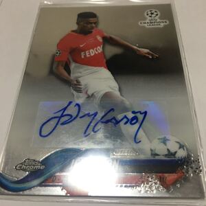 ★2018TOPPS CHROME UEFA CHAMPIONS LEAGUE ジェメルソン　　モナコ　　直筆サインカード★即決