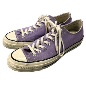 コンバース ローカットスニーカー CT70 チャックテイラー パープル メンズ サイズ28.0 CONVERSE 約28.0cm【AFC41】