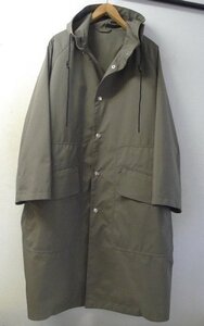 ◆ザ・クラシック THE CLASIK 22ss PE BONDED TAFFETA RAIN COAT レインコート　フーデッド 美品　定価88000円 22SS-CKCT-002 サイズ46