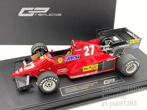 GP Replicas 1/18フェラーリ Ferrari 126C3 #27 P.タンベイ TOPMARQUES トップマルケス 限定500台 GP096A 1983 with SHOWCASE