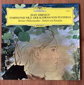 LP-Aug / DG / Karajan・Berliner Philharmoniker / SIBELIUS_Symphonie NR.４ a-moll Op.63、Der Schwan von Tuonela Op.22 NR.３