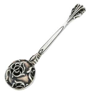 クロムハーツ Chrome Hearts BABY RATTLE/ベイビーレイトル フローラルモチーフシルバーベイビー用品 中古 SJ02