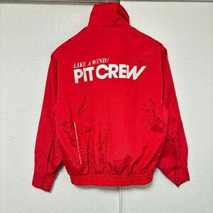 LIKE A WIND! pit crewピットクルー　ナイロンジャケットM レーシングジャケット ヴィンテージ