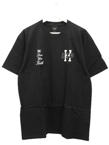 未使用品 ハフ HUF FTP KEITH S/S TEE プリント Tシャツ L ブラック 黒 トップス メンズ