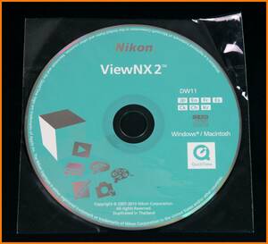 【送料無料】ソフト★ニコン ViewNX 2（DW11）