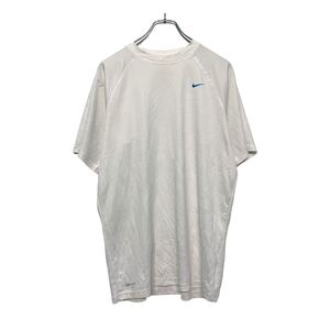 NIKE 半袖 ロゴ Tシャツ M ホワイト ナイキ スポーツ 古着卸 アメリカ仕入 a506-6846