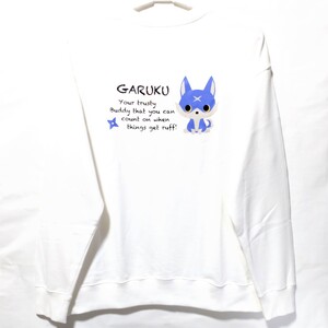 特価/未使用【サイズ=4L(3XL)】MONSTER HUNTER/モンスターハンター/メンズ/裏毛/スウェット/トレーナー/胸囲=110～118cm/white