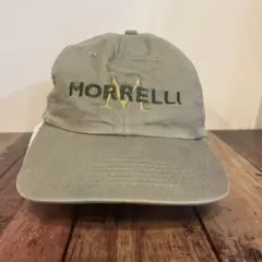 90s vintage 古着 キャップ コットン morrelli ロゴ くすみ