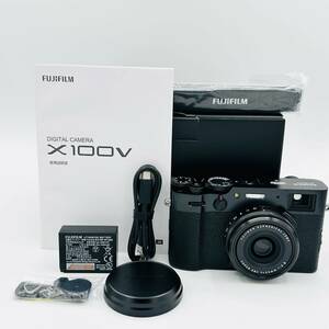 【ほぼ新　1963ショット】富士フイルム(FUJIFILM) デジタルカメラ X100V ブラック X100V-B