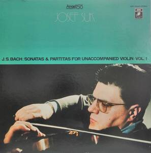 LP盤 ヨーゼフ・スーク　Bach 無伴奏Violinソナタ1&2番,パルティータ1番