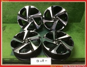 【送料無料】A200S/A210S ロッキー Zグレード 純正 アルミホイール 17×6J+40 5穴-100 4本 黒/ポリッシュ 流用などにも ライズ A200A/A210A