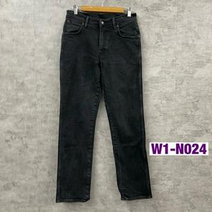 Wrangler ラングラー デニムジーンズパンツ ブラック レギュラー ジップフライ W31L32 実寸W30in 377C506 USA 海外輸入 古着 W1-N024