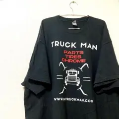 メンズ　Tシャツ　GILDAN ギルダン　TRUCK MAN ブラック　3XL