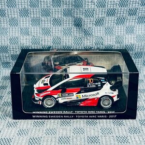 ZB291●【 spark 1/38 トヨタ GR ヤリス WRC スウェーデンラリー 2017 #10 】 スパーク