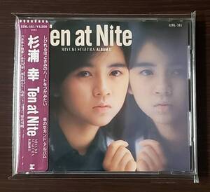 【シール帯/希少廃盤】◆『Ten at Nite』/杉浦幸◆セカンド・アルバム◆夜を盗んで&0の夜曲◆