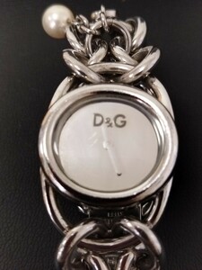 D&G ドルチェ＆ガッパーナ ドルチェアンドガッパーナ 腕時計 ブランド時計 時計 シルバーカラー ステンレス 不動品