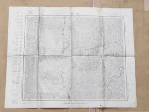 ６７　大正4年　大町　地図　大日本帝國陸地測量部　古地図