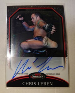 TOPPS 2011 UFC CHRIS LEBEN　直筆サインカード