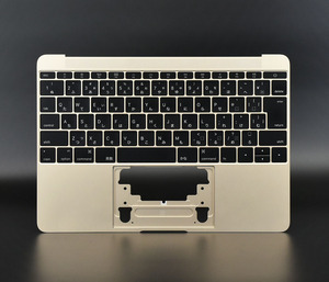 当日発送 MacBook Retina 12 inch Early 2015 ゴールド 日本語 キーボード パームレスト 中古品 822-2 K JIS