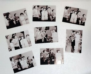 テレビ公開録画「ヤングおー!おー!」明石家さんま、高田みづえ、松村かずこ、うつみ宮土理、出演Lサイズ　白黒写真8枚セット