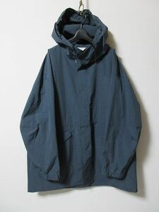 24SS 新作 定価39600円 STILL BY HAND スティルバイハンド SNOW PARKA ナイロン フーデッド コート BLUE GREY 46