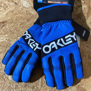 OAKLEY FACTORY WINTER GLOVE XS Electric Blue オークリー ファクトリー レザーグローブ 手袋 やぎ革 3M Thinsulate スノボ スキー バイク