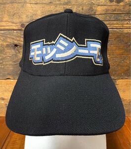 90s SURF　mossimo　ロゴ 刺繍 コットン キャップ　ブラック　/ VINTAGE ビンテージ OLD オールド サーフ モッシモ モッシーモ 帽子 CAP 黒