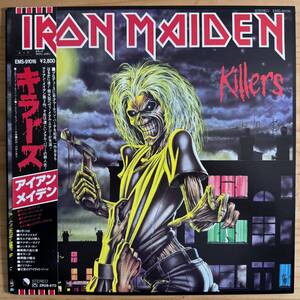 LP■HR/HM/IRON MAIDEN/KILLERS/EMI EMS 91016/国内80年ORIG OBI 帯 美品/アイアン・メイデン/キラーズ/HEAVY METAL/ヘヴィメタル超名盤