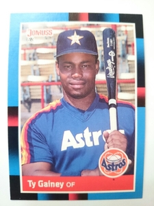 ★来日外国人 タイゲイニー オリックス ブルーウェーブ TY GAINEY MLB DONRUSS 1988 HOUSTON ASTROS アストロズ メジャーリーグ 大リーグ