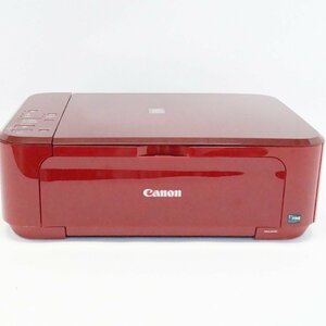 ジャンク Canon キャノン A4 インクジェット プリンター PIXUS MG3630 レッド