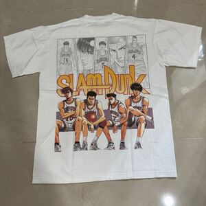 SALE★送料230円★未使用sizeXL★スラムダンク①★アニメTシャツ白★桜木花道★少年ジャンプ★漫画★バスケットボール★湘北★江ノ電