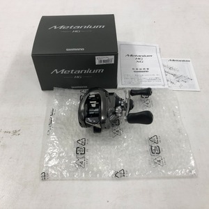 02w08091 シマノ メタニウムHG ベイトリール 右ハンドル 04114 箱付き 中古品